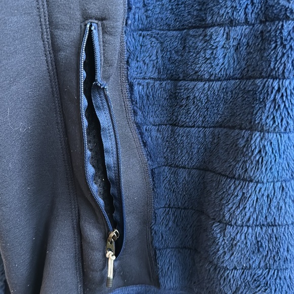 The North Face Men Summit Series Blue Fuzzy Fleece Full Zip Jacket - Size XL - Picture 8 of 12